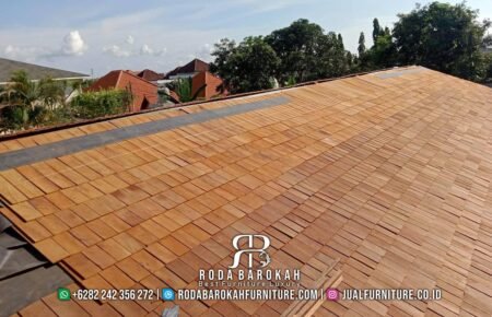 Kelebihan Memakain Atap Sirap Kayu Ulin Kualitas Terbaik RB-211