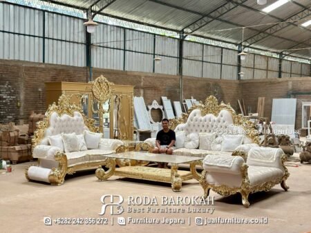 Kursi Ruang Tamu Mewah Jackson Klasik Furniture Jepara RB-154