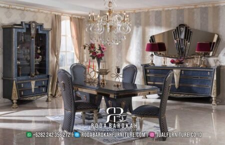 Kursi dan Meja Ruang Makan Mewah Model Terkini RB-468