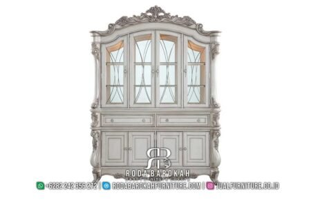 Lemari Hias Putih Shabby Chic Terbaru RB-535