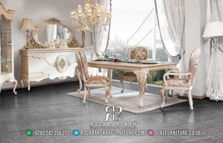 Mebel Jepara Meja Makan Mewah Beatrice Luxury Original RB-411
