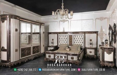 Mebel Ukir Tempat Tidur Mewah Klasik Kualitas Bagus RB-429