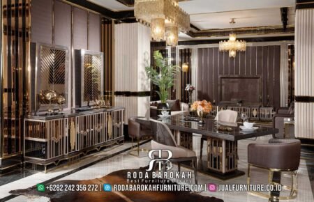 Meja Makan Stainless Stylish dengan Sentuhan Minimalis Modern RB-358