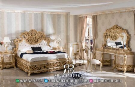 Model Kamar Tidur Mewah Ukir Seribu Bunga RB-186