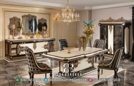 Model Meja Makan Mewah Elite Grandeur Desain Klasik RB-291