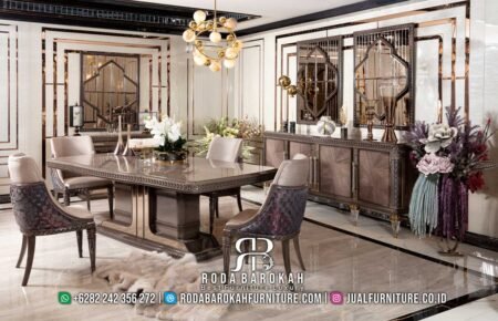 Model Meja Makan Minimalis Mewah Furniture Jepara RB-548