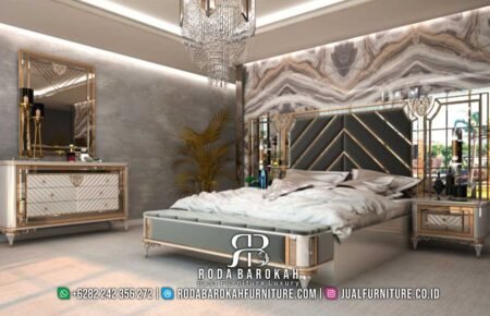 Model Ruang Kamar Mewah Tempat Tidur Modern RB-587