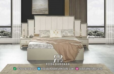 Model Set Ruang Tidur Mewah Modern Dipan Stainless RB-627