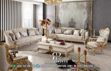 Model Sofa Tamu Calista Mewah Desain Klasik RB-398