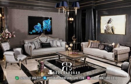 New Marcella Sofa Tamu Mewah Klasik untuk Ruang Tamu Elegan RB-399