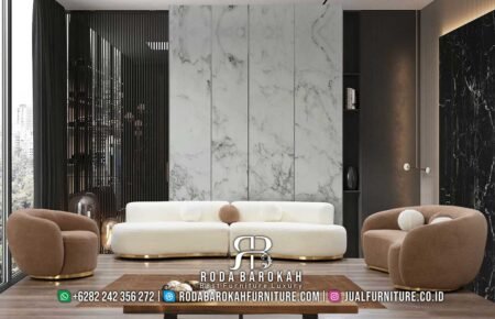 New Produk Sofa Tamu Bulat Stainless Mewah Gold RB-633