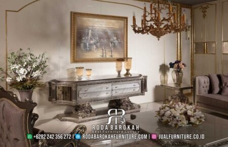 Promo Bufet Tv Ukir Mewah Klasik Harga Murah RB-296