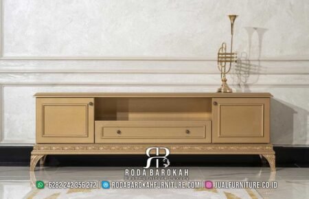 Sale Golden Bufet Tv Mewah Desain Warna Emas RB-456