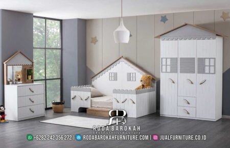 Set Kamar Tempat Tidur Anak Minimalis Modern RB-492
