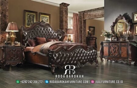 Set Kamar Tidur Klasik Mewah Kayu Jati RB1077