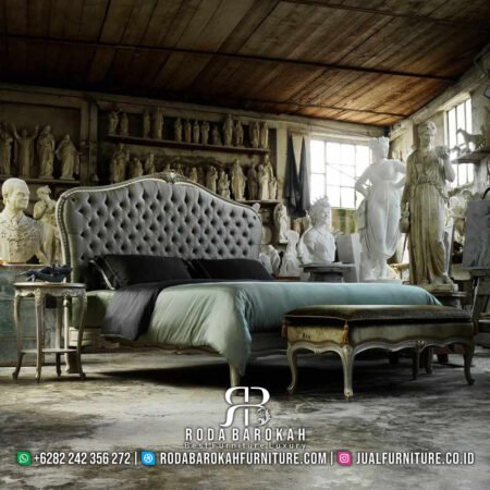 Set Kamar Tidur Minimalis Jati Jepara Mewah Terbaru Davina RB-152