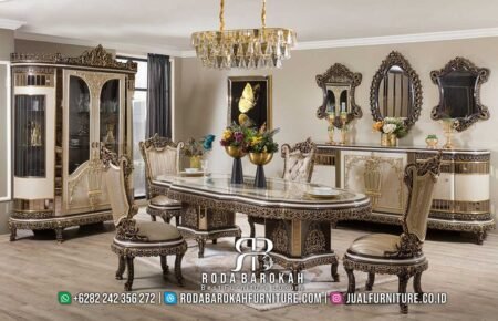 Set Meja Makan Elysia Mewah Kualitas Terbaik RB-596