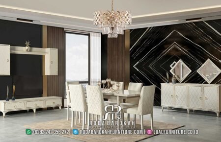 Set Meja Ruang Makan Minimalis Modern Jepara RB-624