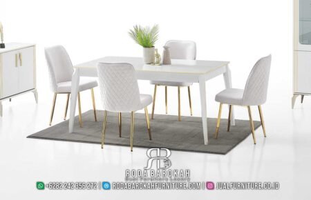Set Ruang Makan Meja Makan Stainless Minimalis RB-608