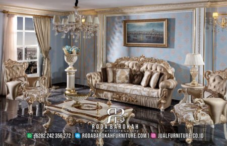 Set Sofa Tamu Mewah Jepara Traditional Carved Luxurious RB-14