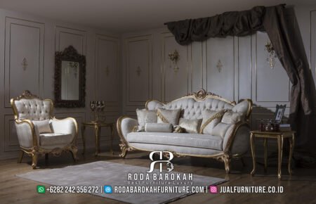 Set Sofa Tamu Mewah Klasik Viona Great Wood RB-32