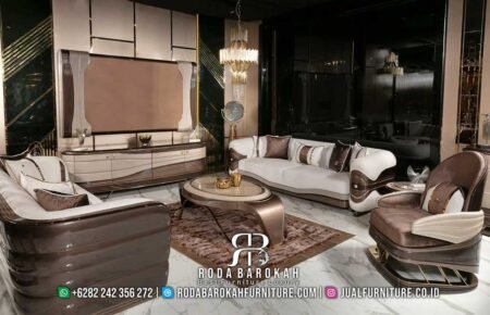 Set Sofa Tamu Stainless Mewah Modern RB-580