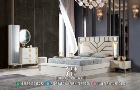 Set Tempat Tidur Mewah Stainless Desain Elegan RB-628