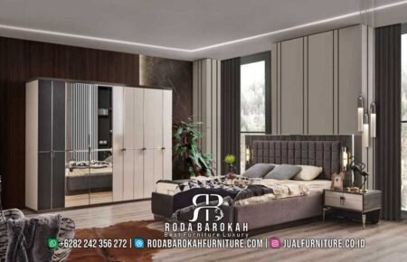 Set Tempat Tidur Modern Mewah dari Pengrajin Jepara RB-352