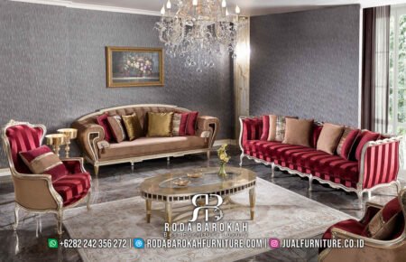 Sofa Tamu Mewah Jepara Ukiran Klasik Furniture Jakarta RB-1