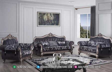 Sofa Tamu Mewah Klasik Furniture Jakarta Terbaru RB-13