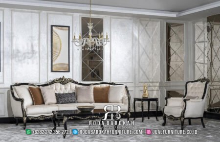 Sofa Tamu Mewah Klasik Lydia Excellent Duco Color RB-10