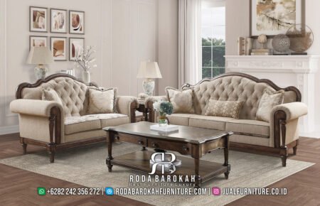 Sofa Tamu Mewah Minimalis Jati High Quality Wood RB-48
