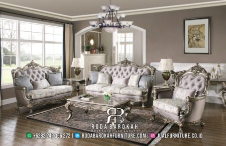 Sofa Tamu Mewah Royals Classic Carving Jepara RB-8