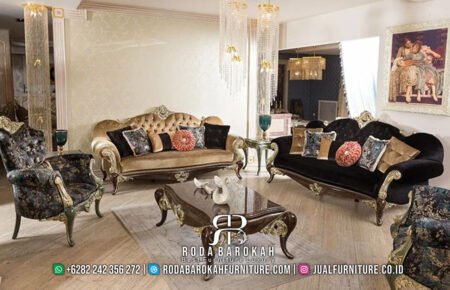Sofa Tamu Mewah Terbaru Elena Classic Majestic RB-22