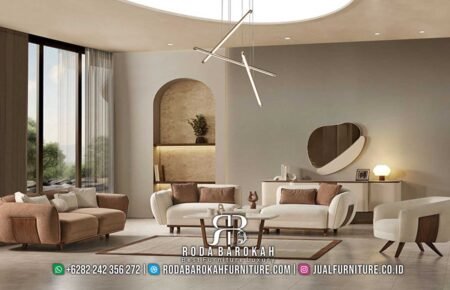 Sofa Tamu Shabby Scandi Jati Minimalis Modern RB-615