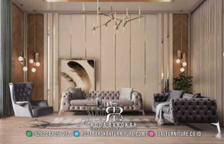 Sofa Tamu Stainless Termurah Desain Mewah Modern RB-591