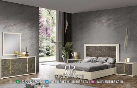 Tempat Tidur Elegan Gaya Mewah Glamour Terbaru RB1066