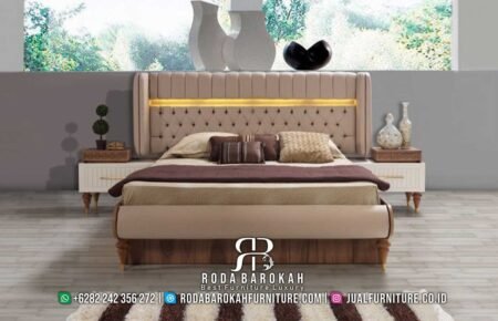 Tempat Tidur Jati Jepara Terbaru Desain Modern RB-619