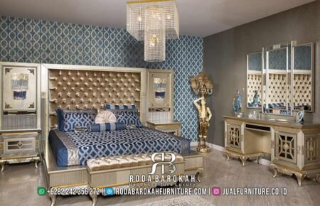 Tempat Tidur Mewah Grandiose Gold Sovereignty Modern RB-181