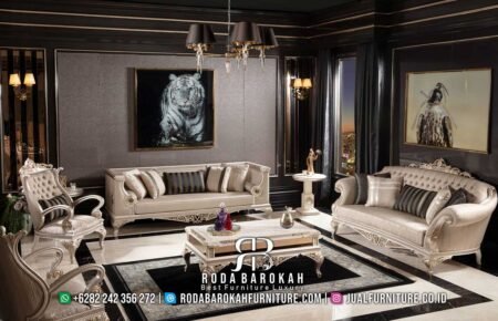 Tren Set Sofa Ruang Tamu Mewah Klasik di Tahun 2024 RB-356