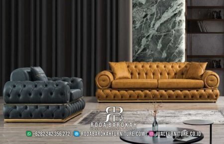 Diskon Sofa Tamu Full Smoke Gaya Natural RB-733