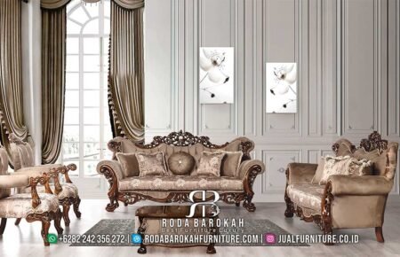 Diskon Sofa Tamu Klasik Mewah Ukuran Pas RB-987