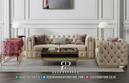Harga Hemat Sofa Tamu Stainless Minimalis Tanpa Perakitan RB-711