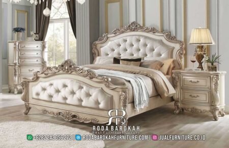 Harga Hemat Tempat Tidur Ukir Mewah Estetik Banget RB-681