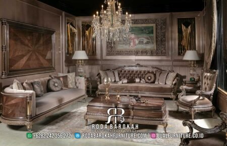 Limited Edition Sofa Jati Tamu Mewah Tanpa Perakitan RB-807