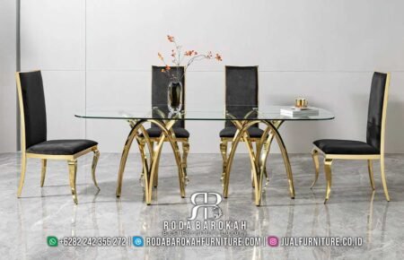 Populer Meja Makan Mewah Abigail Garansi Panjang RB1008