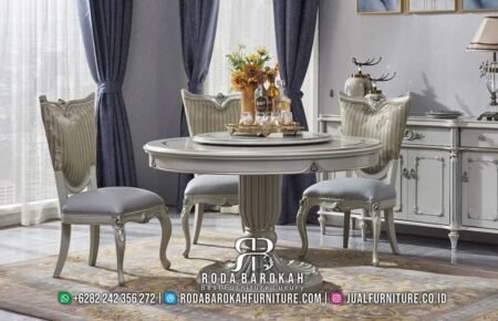 Promo Meja Makan Ukir Minimalis Finishing Rapi RB-983