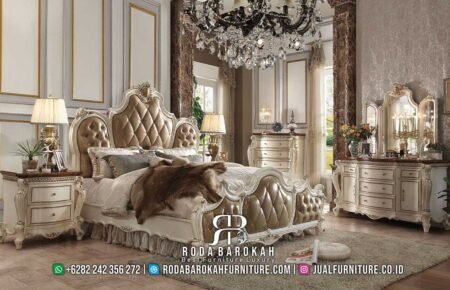 Promo Mingguan Tempat Tidur Mewah Ukir Potongan Harga RB-706