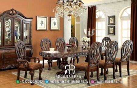 Promo Terbaik Meja Makan Natural Jati Stok Terbatas RB-863