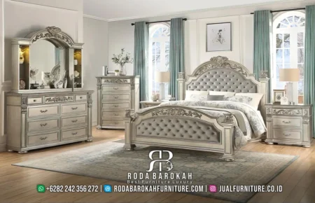 Pusat Kamar Set Mewah Klasik Ukiran Modern Jepara RB1101